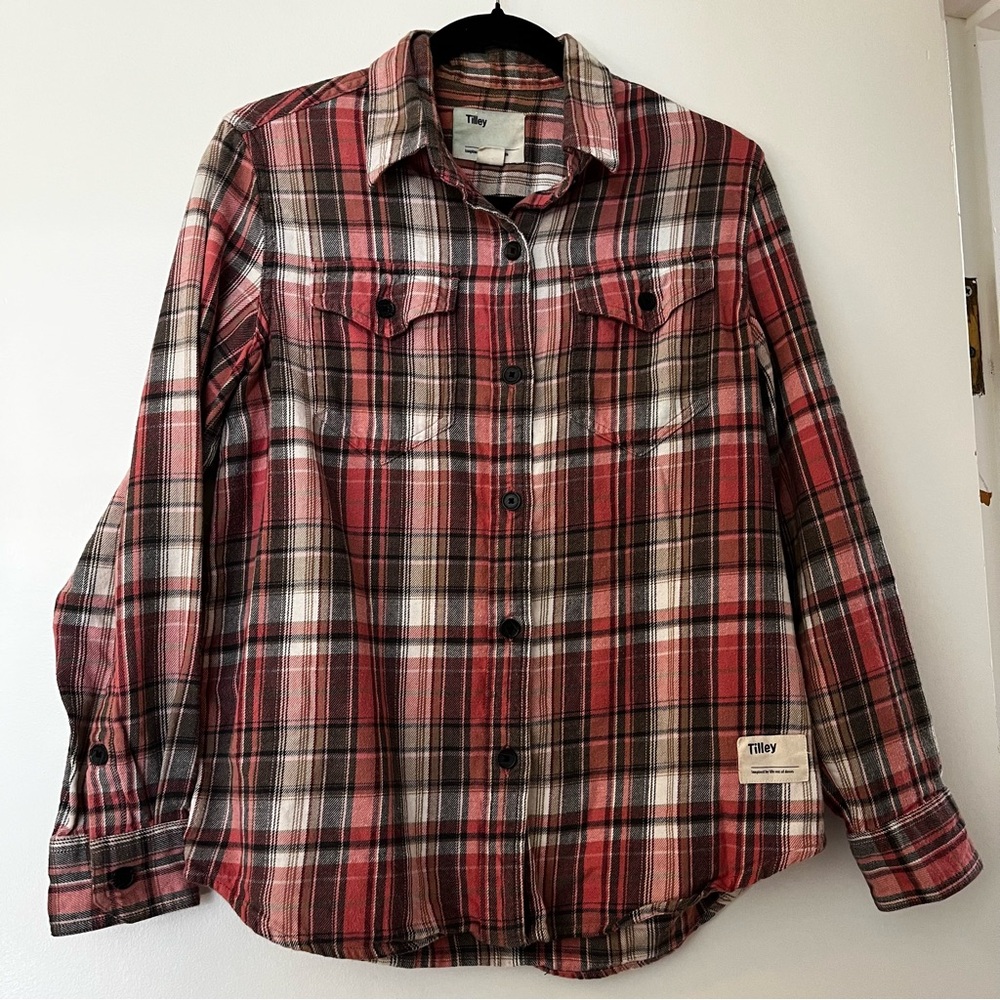 Tilley | Long Sleeve Plaid Button Up Shirt